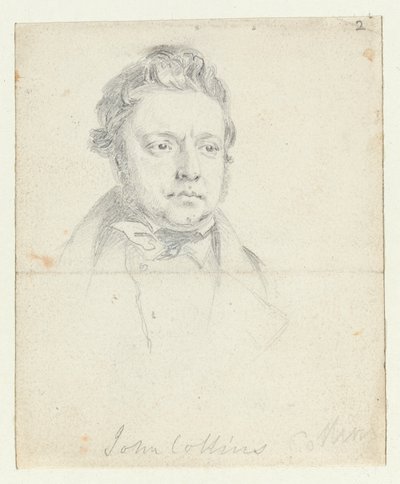 Sketch of Chartist Prisoner, John Collins, Taken in Court by William Wolfe Alais